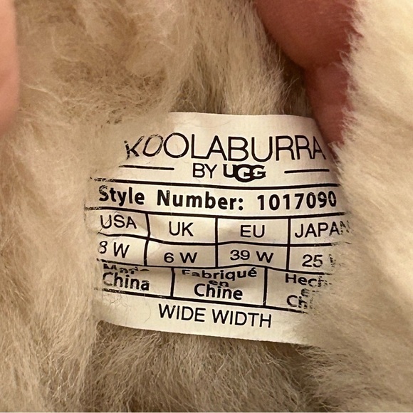 KOOLABURRA BY UGG Koola Short Women Size 8 Chestnut Brown Sherpa Lined Boots - Picture 10 of 11